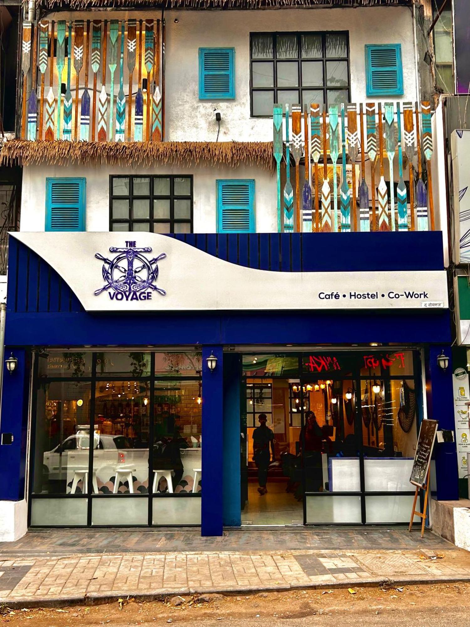 The Voyage - Cafe Hostel Cowork ปูเน่ ภายนอก รูปภาพ